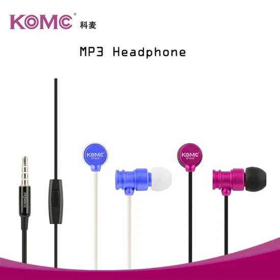 Fashion wholesale headsets colorful wired stereo earphone