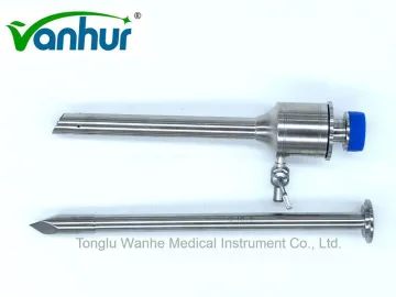 Cross-Type Membrance Valve Trocar with Protection & Thread