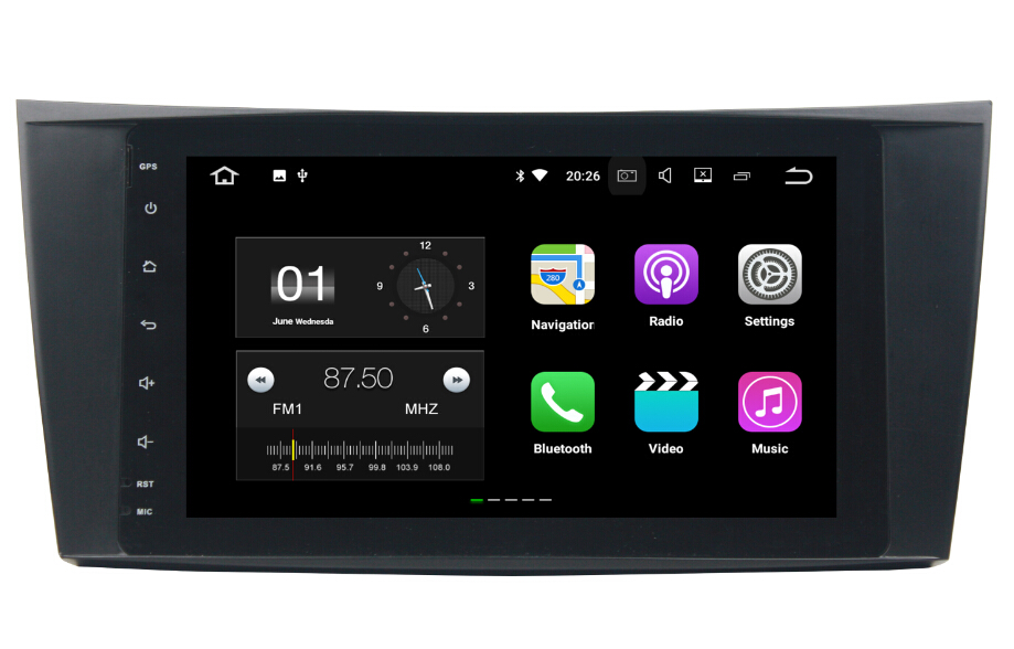 Android 7.1 BENZ E-Class W211 Car Audio Electronics