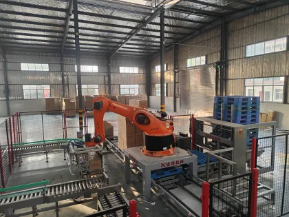 Fully Automatic ABB Robot Palletizer for Carton Boxes
