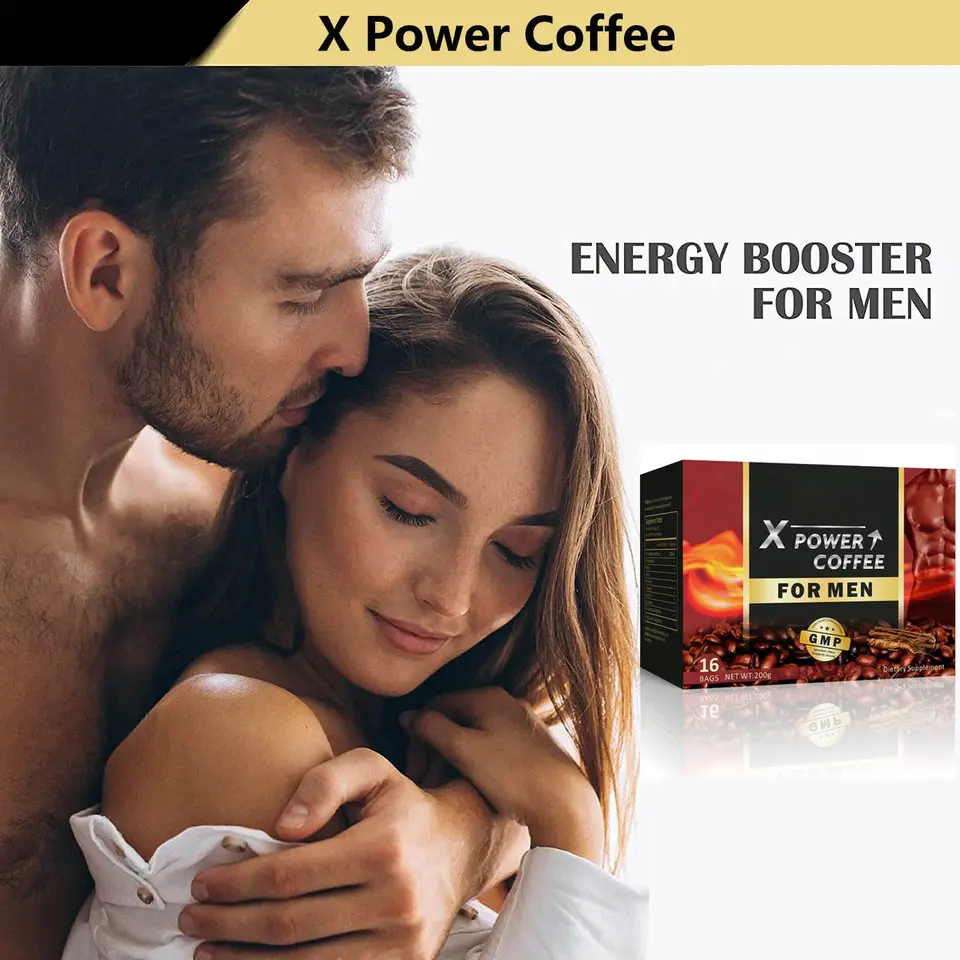 OEM/ODM Private Label Energy Enhance Coffee Powder Man Maca Extract Man Health Man Coffee Powder5