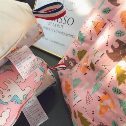 cotton cartoon washable pillow core for kindergarten baby