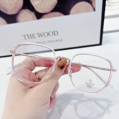 M2847 Simple Irregular Anti-Blue Ray Glasses Frame