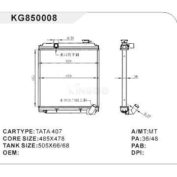 auto radiator car:TATA 407