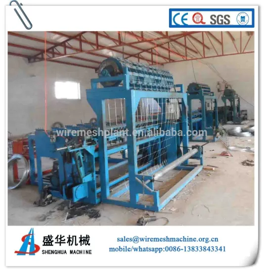 Automatic Grassland Fence Mesh Weaving Machine China Supplier