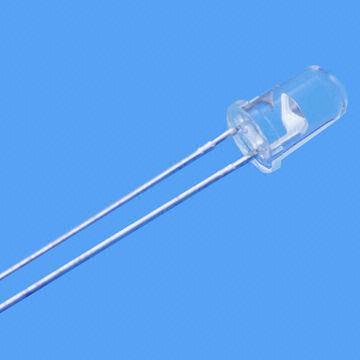 5mm Round LED Indicator with 590nm Wavelength, Viewing Angle of 30°