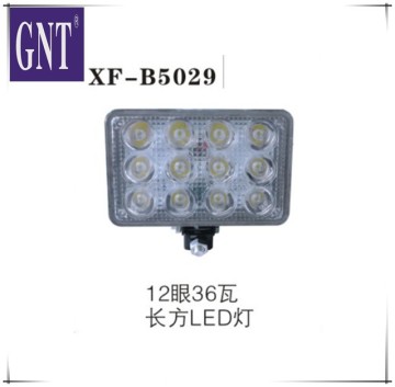 excavator 36W LED light with 12 bulb