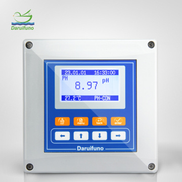 Digital online pH/ORP meter controller for drinking water