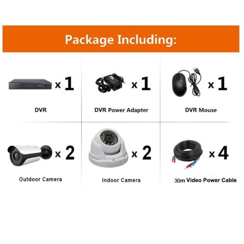 CCTV 4chs 2.0MP Security Alarm DVR Kits