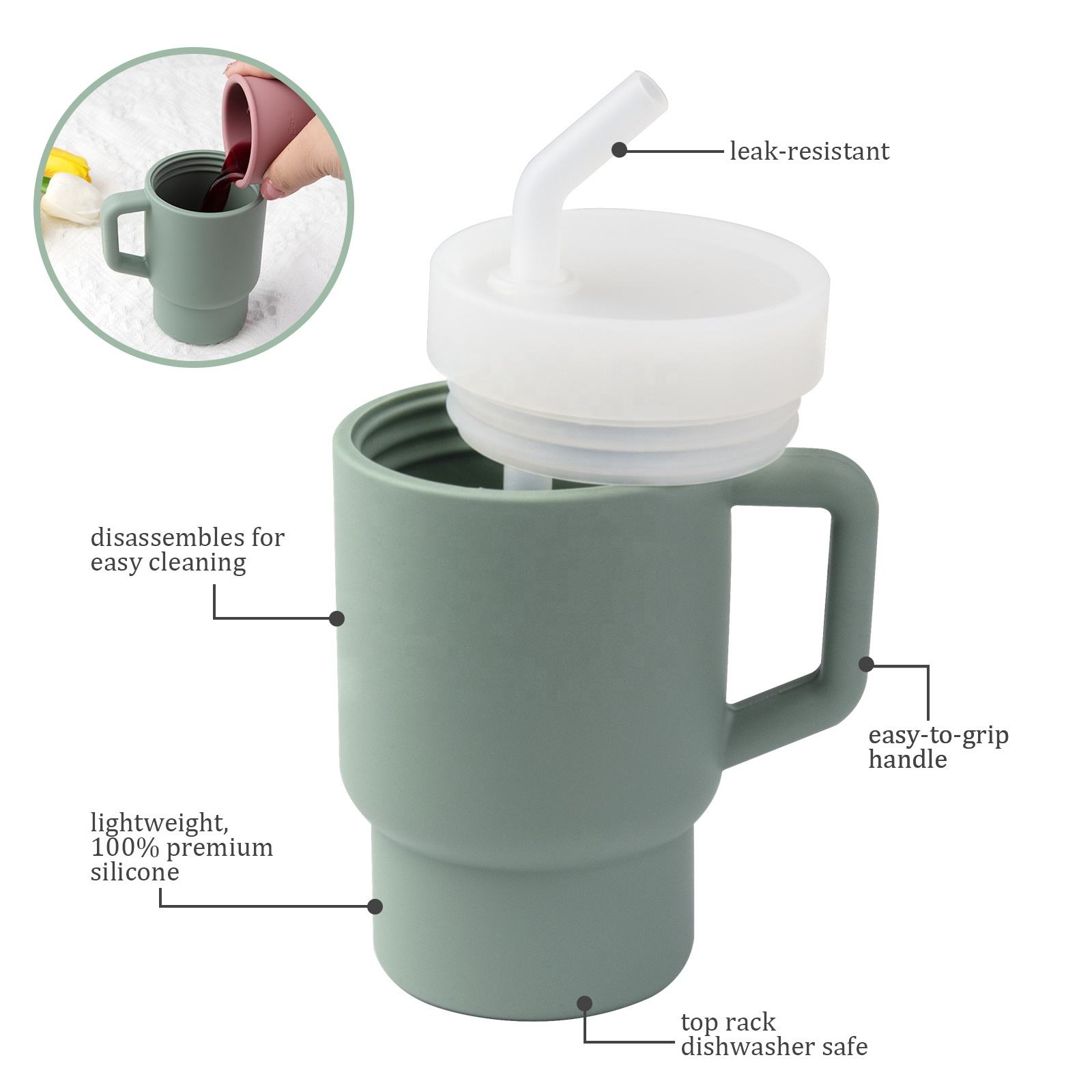 silicone cup MFZ-C027