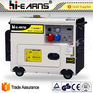 5KW electric start silent three phase best diesel generator