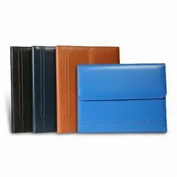 File Folder with Black PVC Leather Cover, Customized Specifications Accepted