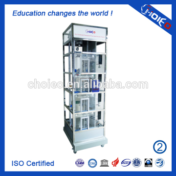 PLC Controlled Transparent Four-layer Elevator Trainer,PLC Lift Simulator Trainer Model,Vocational Training Equipment,Education