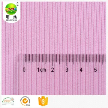 Wholesale cotton polyester spandex rib brushed knit fabric