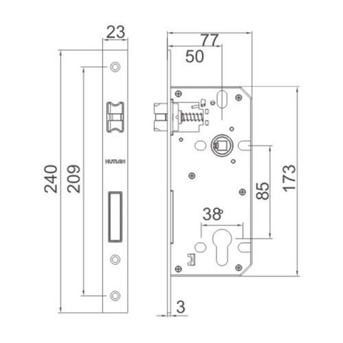 Вспомогательный качественный корпус блокировки премиум -класса
