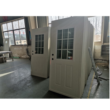 Modern Customized Steel Door with Honeycomb Core and Fiberglass - 3 Year Warranty