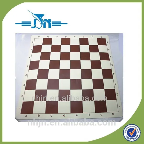 Non-slip rubber backing Tournament Chess Mat, Water-proof rubber chess mat