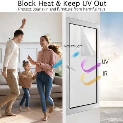 Frosting windows for privacy