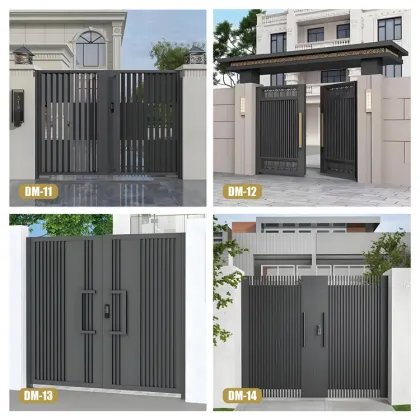 Outdoor Garden Decoration Aluminum Frame Guardrail Door