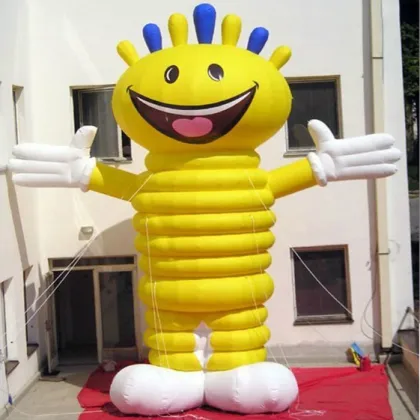 8m High Big Inflatable Advertising Cartoon Sunboy Character