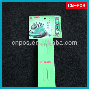 plastic printed display strip for supermarket shelf