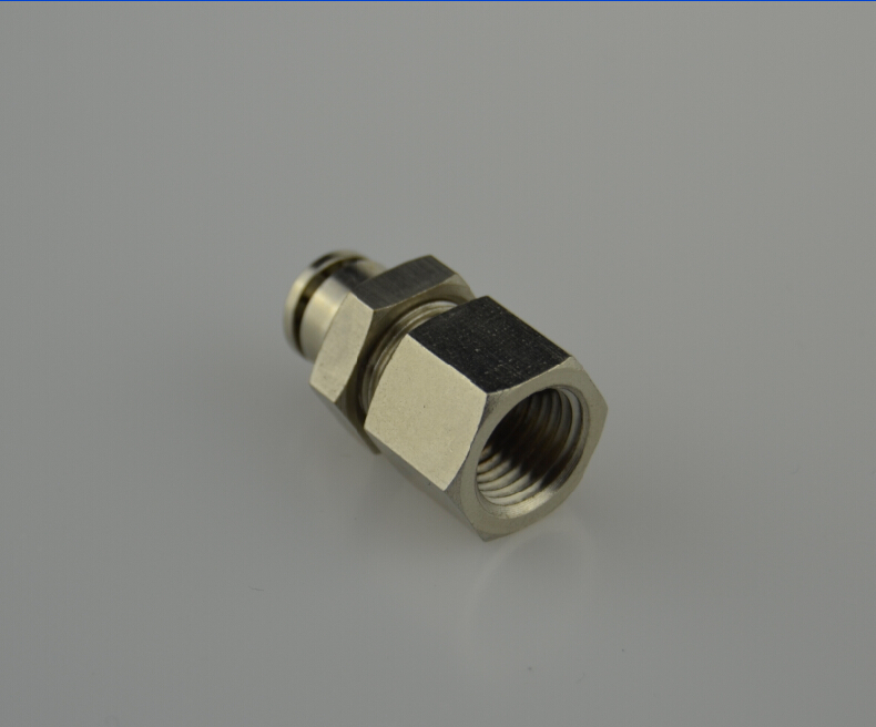 AJPMF Brass Push-To Connect Fittings Bulkhead Female