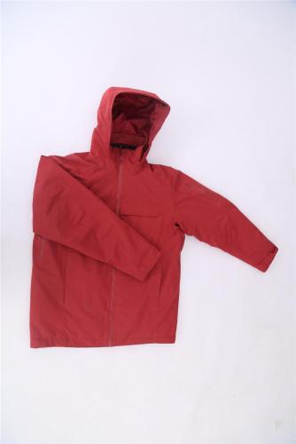 Business Casual Red Hooded Windbreaker