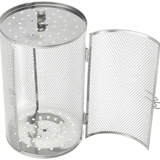Stainless Steel Grill Rotisserie Roaster for Coffee Beans, Peanuts, and BBQ