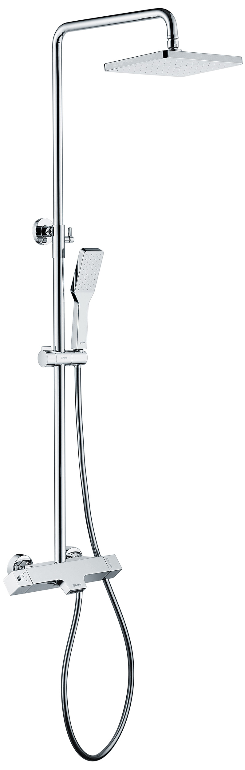 Dual-Handle Bathroom Thermostatic Shower System