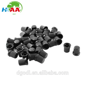 High quality 6mm Knurled Shaft Black Top Taper Volume Knob Cap for Potentiometer Pot