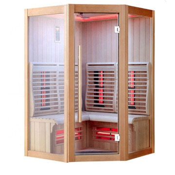 Sauna infrarouge revue 2022 en bois intérieur Far infrarouge 3-4 personne sauna