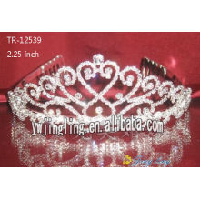 Wedding Jewelry Rhinestone Crystal Bridal Tairas Crowns