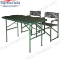 Table de camping de champ portable pliant