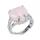 Heart Shape Love Rings Gemstone Heart Ring for Women Girl Natural Stone Crystal Wedding Rings Adjustable Ring Charm Jewelry