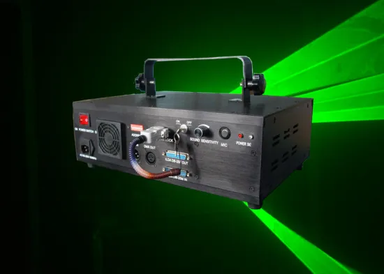High Brightness 300mw Green Ilda Laser Show Light / Green Laser Projector Tpl803