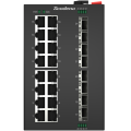 Scodeno levert 24Port industriële Ethernet -schakelaars
