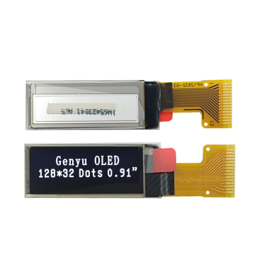 Pannello OLED blu bianco da 0,91 pollici 128x32 SSD1306 SPI I2C