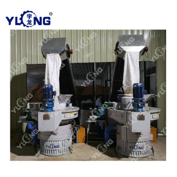 Wood Sawdust Logs Pellet Making Machine เครื่องจักรโรงงาน