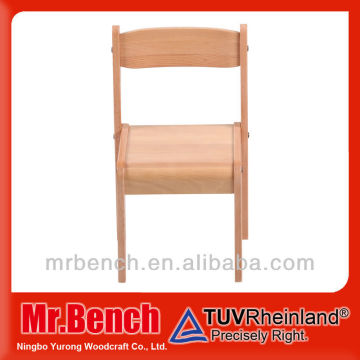K/D beech wooden chair for children
