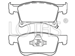 GDB2091 chinese auto disc brake pad set