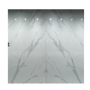 Sintered Stone Slab Tile 1200x2400mm Polished and Matt White Marble Look