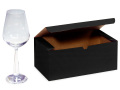 جودة عالية ورقة أدوات المائدة النبيذ الزجاج التعبئة مربع