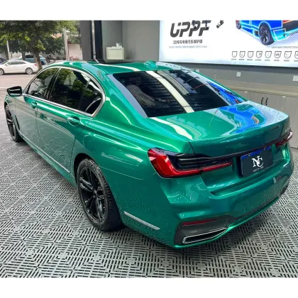 Metal Paint Emerald Green Car Wrap