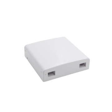 2 SC Outlets Fiber Optic Wall Box