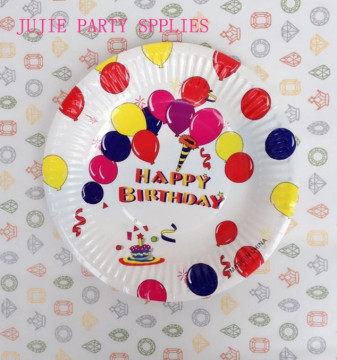 7inch 9inch Cartoon Paper Plate