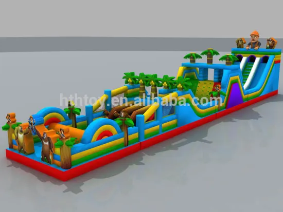 Commerical giant inflatable obstacle course for adult