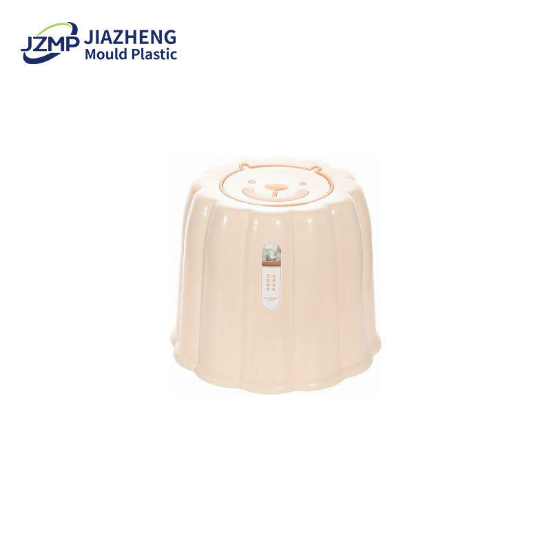Small Plastic Stool Chair with Creative Pumpkin Design