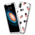 3D Round Transparent Soft Case för iPhone X