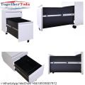 3 drawer steel pedestal mobile movable cabinet