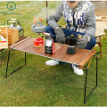 Camping Folding Table Beach Portable Outdoor Wood Folding Camping Table Supplier